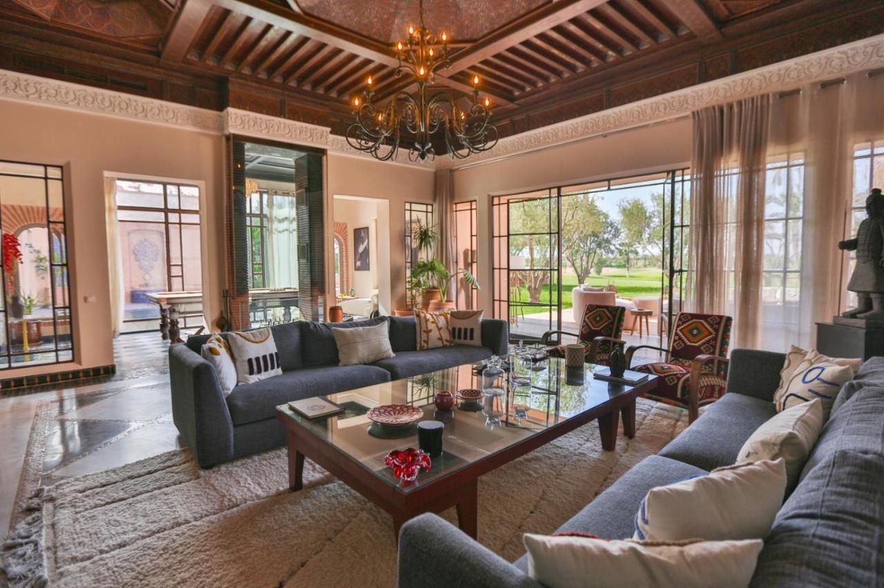 Villa May Sur Le Golf De La Palmeraie With Cooker And Butler Included Марракеш Экстерьер фото